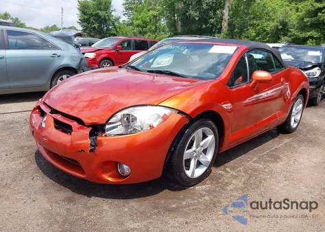 2007 Mitsubishi Eclipse Spyder Gs from USA, damaged, VIN 4A3AL25F57E028536